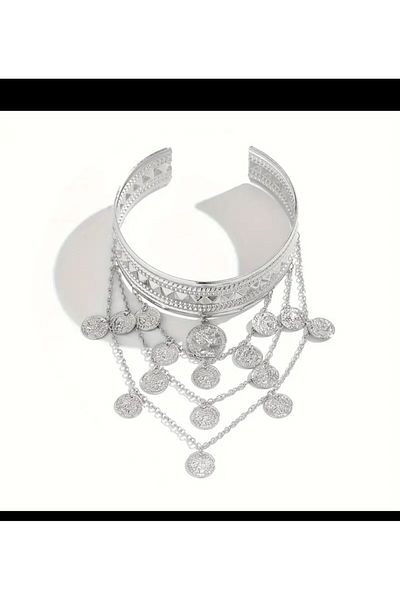Enanice Tassel Cross Chain ​​Bracelet