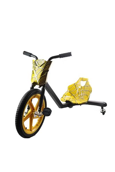 rexa 360° Drifting Pedal Tricycle for Kids – 90 x 65 x 60 cm, Rear Caster Wheels for Spins & Slides
