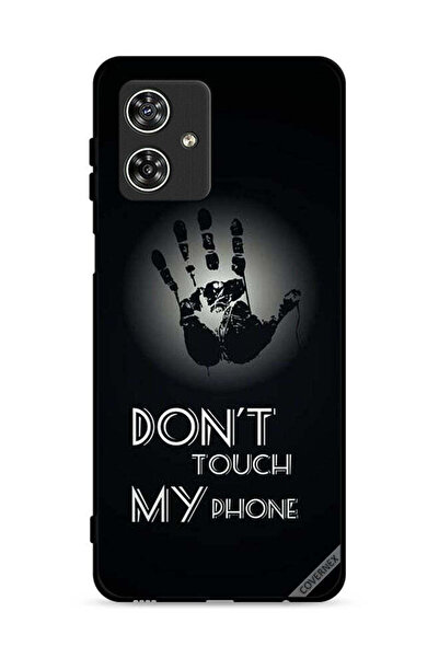 Covernex Motorola Moto G54 5G Protective Case Cover Don't Touch My Phone Hand
