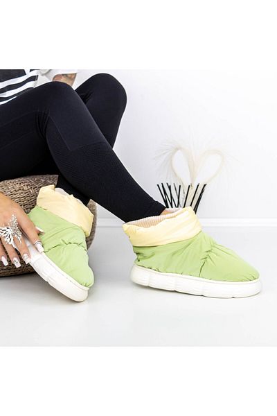 FASHION Women's Slippers A-622 Green |