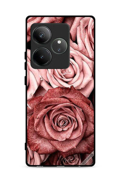 Covernex غطاء حماية لهاتف Realme GT Neo6 5G بنقشة زهور الخوخ