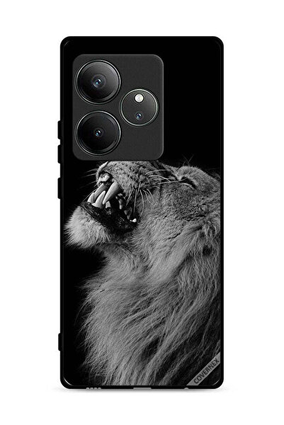 Covernex غطاء حماية لهاتف Realme GT 6T 5G بتصميم الأسد المبهج