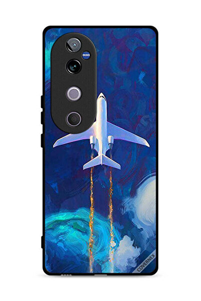 Covernex غطاء حماية لهاتف Vivo V40 5G بتصميم طائرة
