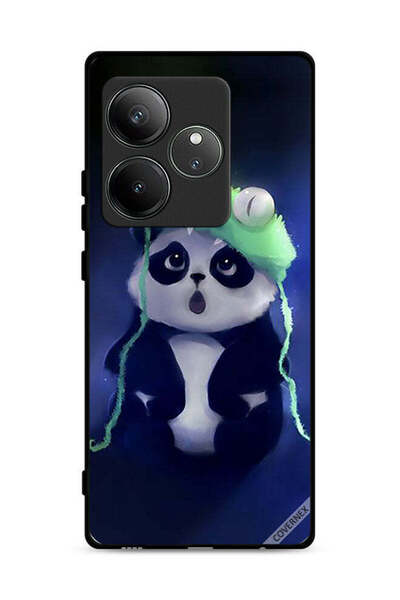 Covernex غطاء حماية لهاتف Realme GT Neo6 5G بتصميم باندا مع قبعة