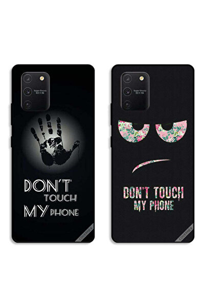 Covernex حافظتان لهاتف سامسونج جالكسي S10 لايت بغطاءين واقيين مطبوع عليهما "ل...