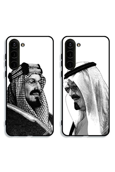 Covernex حافظتان لهاتف سامسونج جالاكسي إس 23 بلس 5G بغطاءين واقيين الملك ابن سعود والملك عبدالله