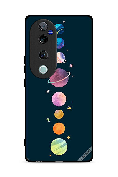 Covernex غطاء حماية لهاتف Vivo V40 Pro 5G بنقشة الفضاء والنجوم