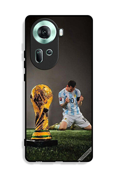 Covernex غطاء حماية لهاتف Oppo Reno11 5G بتصميم ليو ميسي وكأس الفيفا