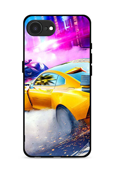 Covernex غطاء حماية لجهاز آيفون 16e من آبل بتصميم سيارة سباق