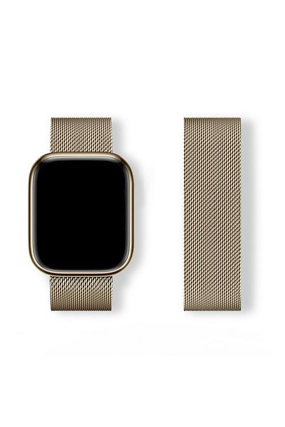 Hurtel Milanese Loop Strap for Apple Watch 38/40/41 - Gold