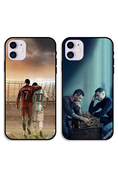 Covernex حافظتان لهاتف Apple iPhone 12 mini واقيتان CR7 وLeo Messi