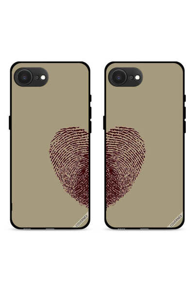 Covernex حافظتان واقيتان لهاتف Apple iPhone 16e، أغطية خلفية بطبعة إبهام وقلب...