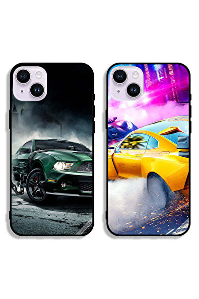 Covernex حافظتان لهاتف Apple iPhone 14 Plus بأغطية حماية بتصميم سيارة سباق وش...