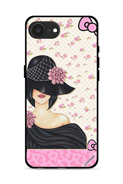 Covernex غطاء حماية لجهاز Apple iPhone 16e بتصميم قبعة فتاة