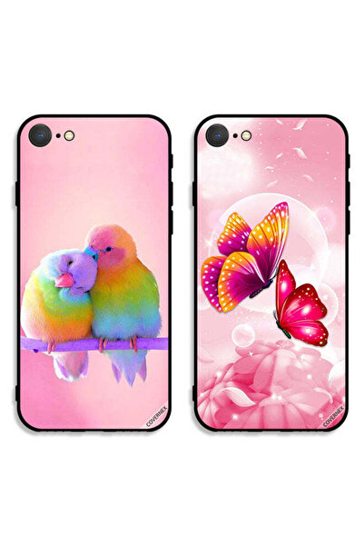 Covernex حافظتان لهاتف Apple iPhone SE (2022) بأغطية واقية برسومات طيور لطيفة...