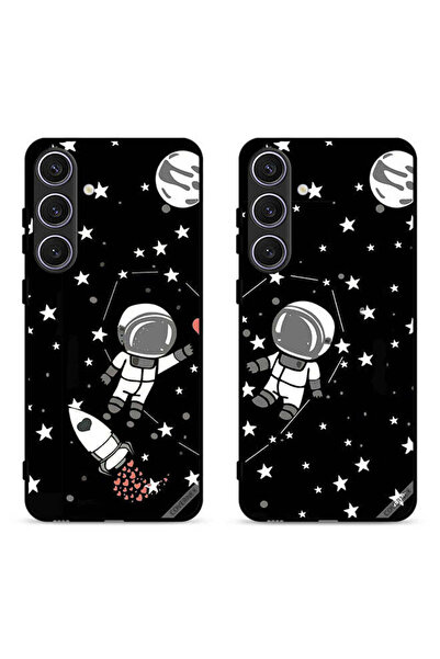 Covernex حافظتان لهاتف سامسونج جالاكسي S25 5G، أغطية حماية، رائد فضاء، كوكب، ...