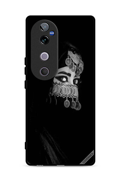 Covernex Vivo V40 5G Protective Case Cover Beautiful Eyes Girl Having Face Je...