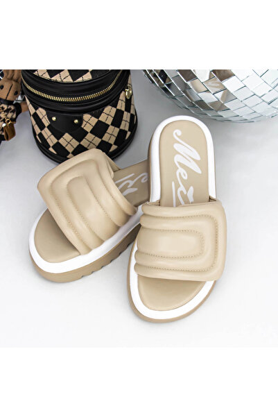 mei Women's Slippers with Low Sole 3GH22 Cream |