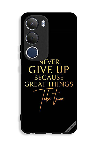 Covernex Vivo Y19s 4G Protective Case Cover Never Give Up Because Great Thing...