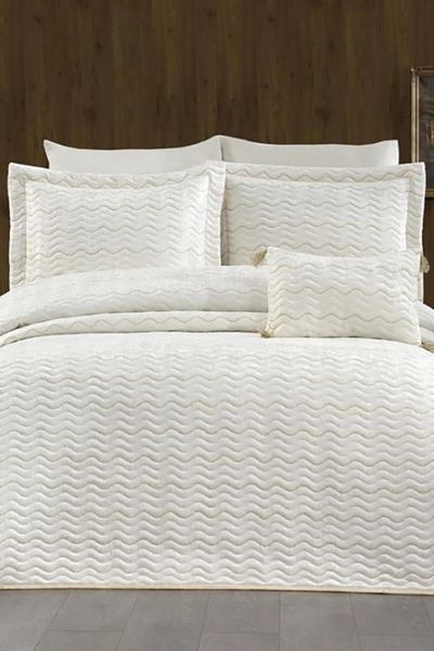 eco concept Double Bedspread, Dowry Double Quilted Embroidered Bedspread