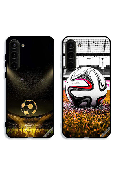 Covernex حافظتان لهاتف سامسونج جالاكسي S23 5G، أغطية حماية سوداء بتصميم كرة ق...