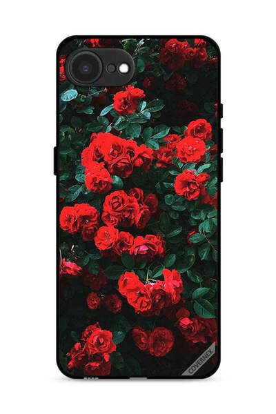 Covernex غطاء حماية لجهاز Apple iPhone 16e بطبعة حديقة الورود