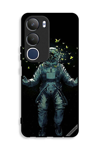 Covernex غطاء حماية لهاتف Vivo Y19s 4G بتصميم رائد فضاء وفراشات