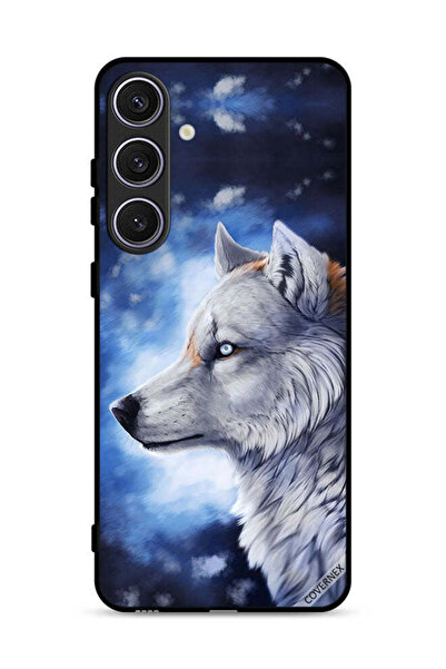 Covernex غطاء حماية لهاتف Samsung Galaxy S25 Plus بتصميم رسمة الذئب