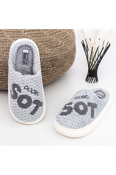 FASHION Men's slippers A-629 Light gray |