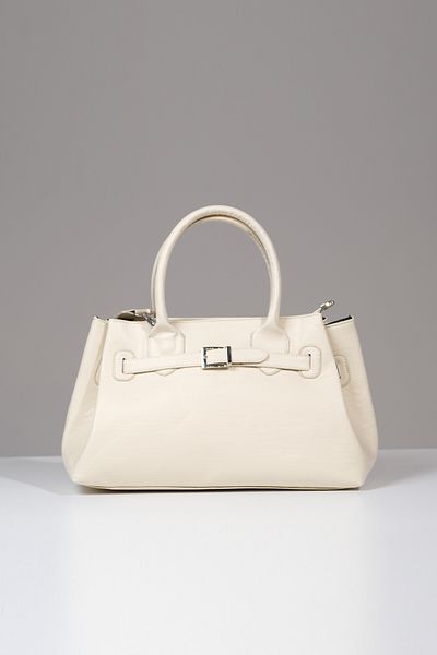 Çantacımstore Γυναικεία Kosta Δερμάτινη τσάντα Shopper 1507 Cream