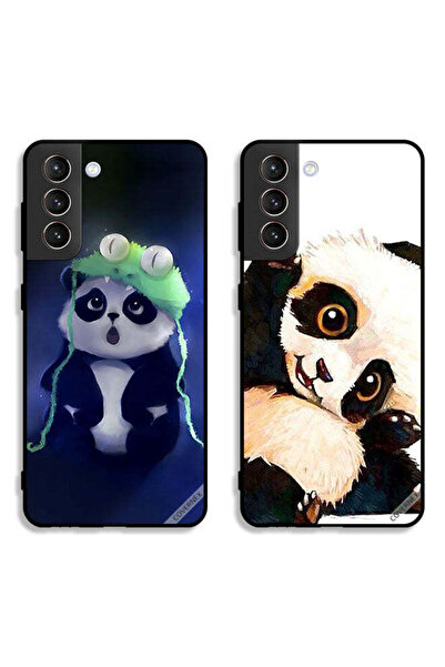 Covernex حافظتان لهاتف سامسونج جالاكسي إس 21 بلس 5G، أغطية حماية بتصميم باندا...