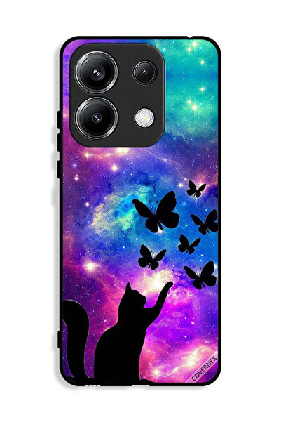 Covernex غطاء حماية لهاتف Xiaomi Poco M6 Pro 4G بطبعة قطة وفراشات