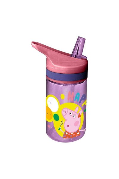 Peppa Pig Tritan water bottle for children, 400 ml, Pink, Peppa Pig