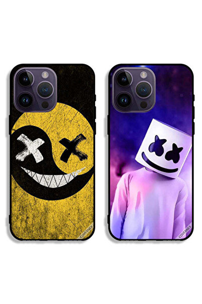 Covernex حافظتان لهاتف Apple iPhone 14 Pro، غطاءان واقيان برأس مارشميلو ووجه ...