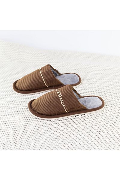 FASHION Men's slippers A32 Brown