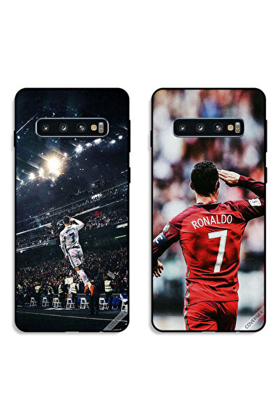 Covernex حافظتان لهاتف سامسونج جالاكسي S10 بلس مع أغطية حماية تحية رونالدو لل...