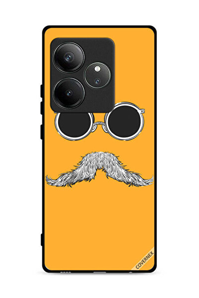 Covernex غطاء حماية لهاتف Realme GT 6 5G برسومات نظارات وشارب