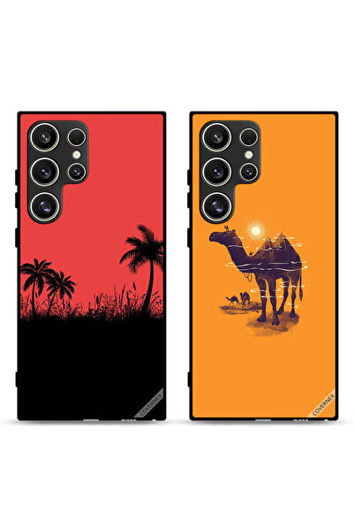 Covernex حافظتان لهاتف سامسونج جالاكسي إس 24 ألترا 5G، أغطية حماية بتصميم شجر...