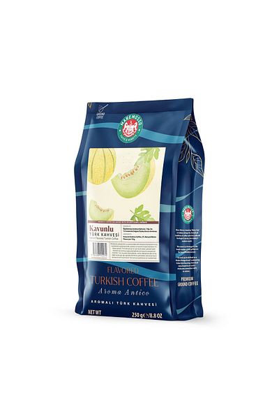 Mare Mosso Caffe ê Vendite Melon Flavored Turkish Coffee 250 Gr.