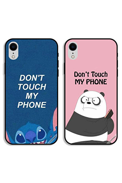 Covernex حافظتان واقيتان لهاتف Apple iPhone XR - لا تلمس هاتفي