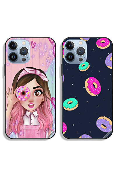 Covernex حافظتان واقيتان لهاتف Apple iPhone 13 Pro Max بتصميم Donuts وDonut L...