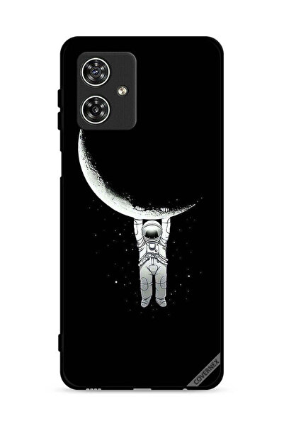 Covernex غطاء حماية لهاتف موتورولا موتو جي 54 5G، صورة رائد فضاء معلق على الق...