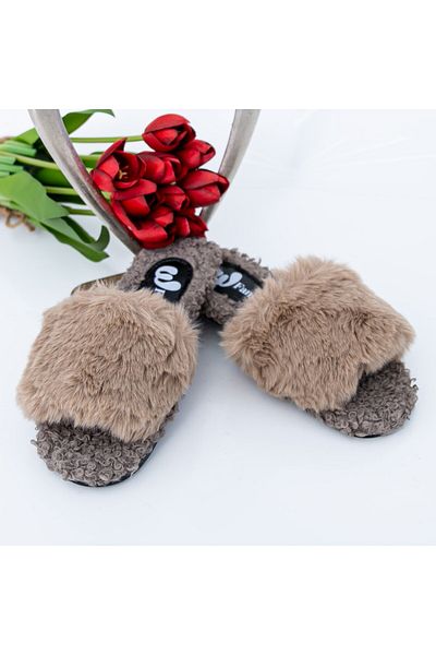 FASHION Women's Slippers A19 Khaki |