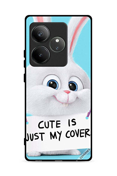 Covernex غطاء حماية لهاتف Realme GT Neo6 SE 5G، أرنب لطيف هو مجرد غطاء لي