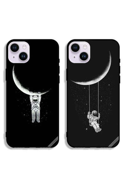 Covernex حافظتان لهاتف Apple iPhone 14 Plus، أغطية واقية بتصميم رائد فضاء متأ...