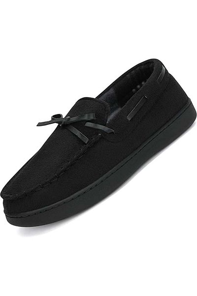 MISHANSHA slippers, black, textile/rubber/memory foam, 37
