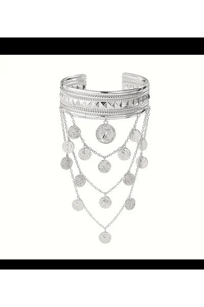 Enanice Tassel Cross Chain ​​Bracelet