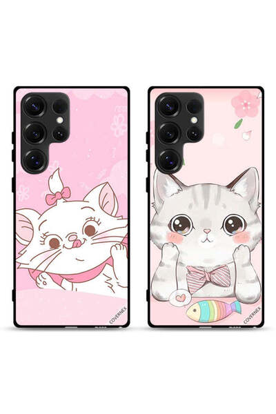 Covernex حافظتان لهاتف سامسونج جالاكسي S25 ألترا 5G، أغطية واقية بتصميم قطة و...