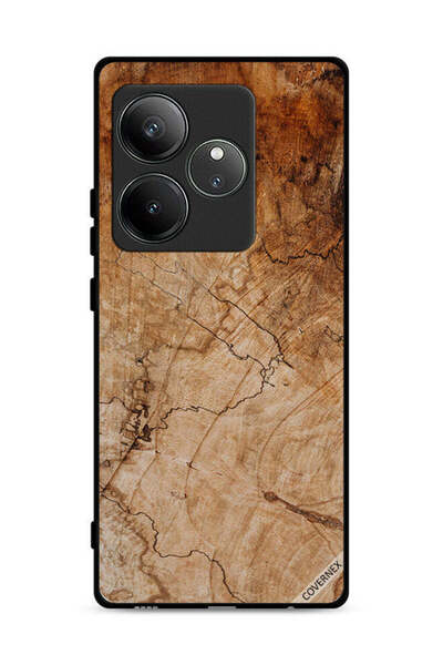 Covernex غطاء حماية لهاتف Realme GT Neo6 SE 5G بنمط خشبي عتيق