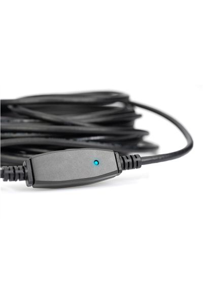 Digitus Cablu Prelungitor USB 3.0, 10m, Negru